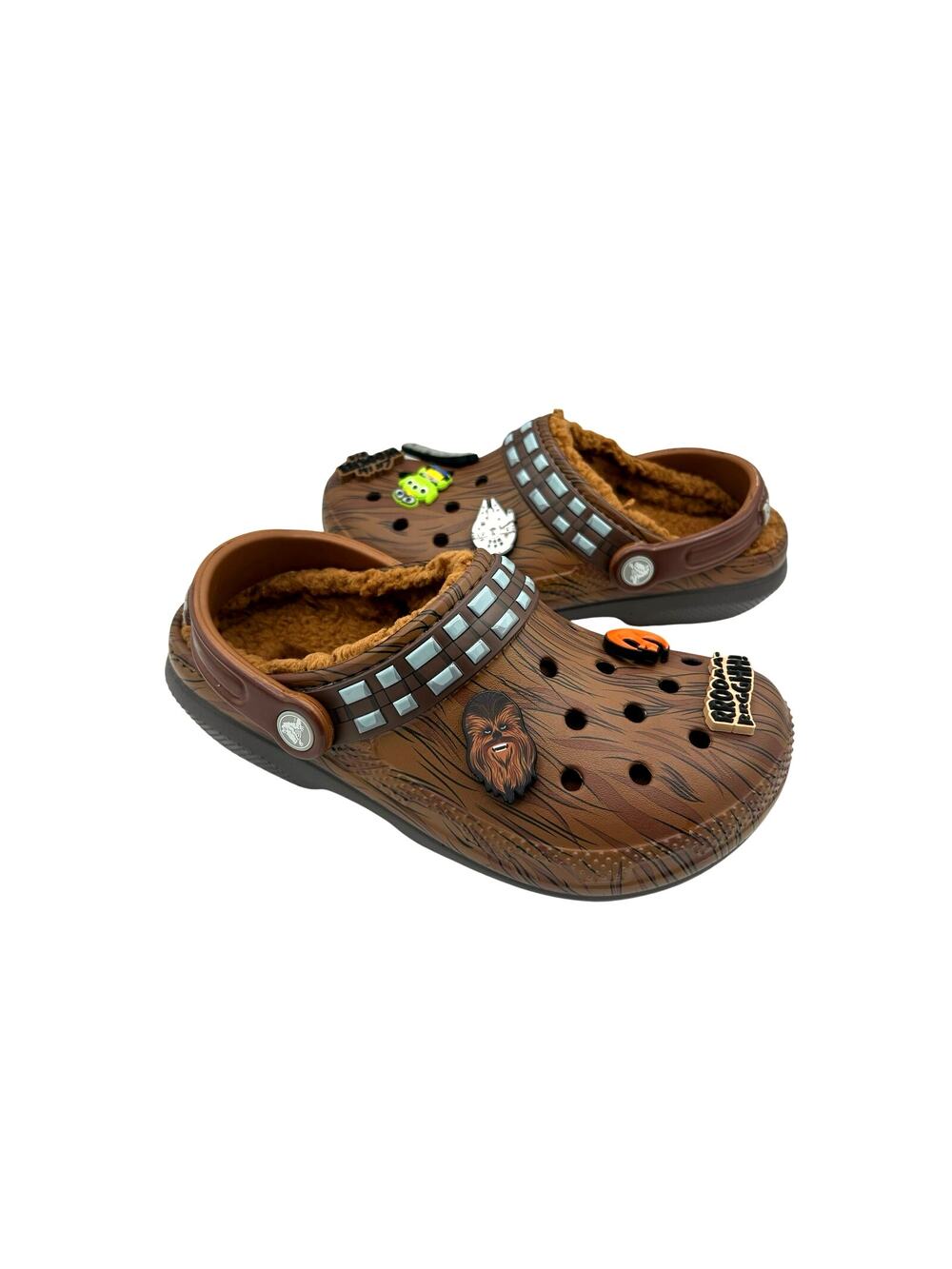 Crocs x Star Wars Chewbacca Classic Lined Clogs Espresso W6 / M4 Limited Edition